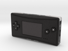 1:6 Nintendo Game Boy Micro (Black) in Full Color Sandstone