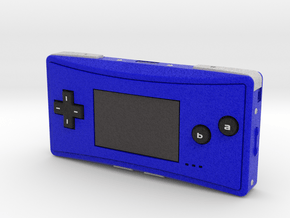 1:6 Nintendo Game Boy Micro (Blue) in Full Color Sandstone