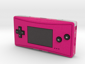 1:6 Nintendo Game Boy Micro (Pink) in Full Color Sandstone