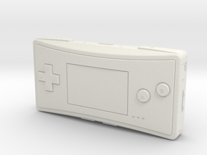1:6 Nintendo Game Boy Micro (Pokemon) in White Natural Versatile Plastic