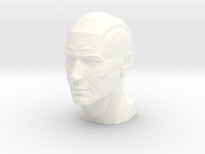 Male Planar Head in White Processed Versatile Plastic