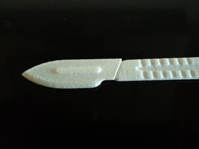 SCALPEL Blade in White Processed Versatile Plastic