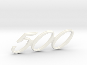 Immortan Joe 500 Leg Badge in White Processed Versatile Plastic