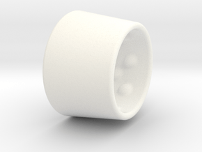 Ring23x27-20x2 in White Processed Versatile Plastic