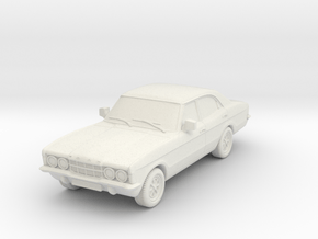 1:87 Cortina mk3 standard 4 door hollow in White Natural Versatile Plastic