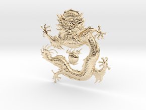 Dragon Body in 14k Gold Plated Brass