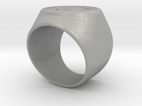 Riga Signet Ring v4 in Aluminum