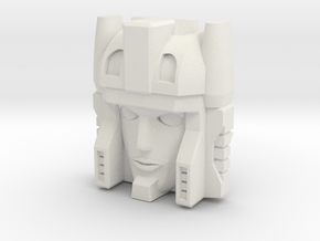 Minerva Faceplate (Titans Return) in White Natural Versatile Plastic
