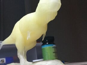 Tyrannosaurus rex in Tan Fine Detail Plastic