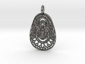 Ornater Pendant in Polished Silver