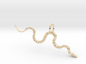 Slither Pendant in 14K Yellow Gold
