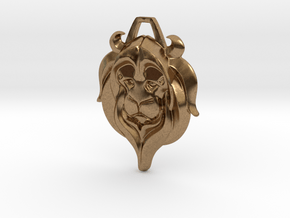 Lion in Natural Brass