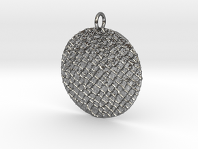 Puzzled Pendant in Polished Silver
