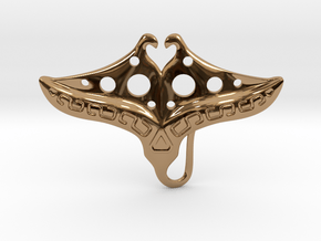 Ray Fish Butterfly in Polished Brass