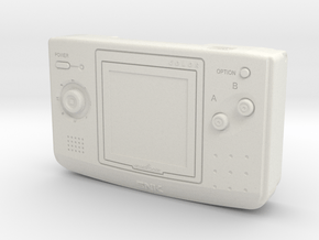 1:6 SNK NGPC (Blue) in White Natural Versatile Plastic