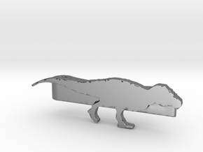 Trex Tie Clip in Polished Silver