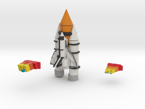 Space Shuttle in Full Color Sandstone