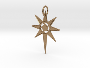 Thareon 'The North Star' in Natural Brass