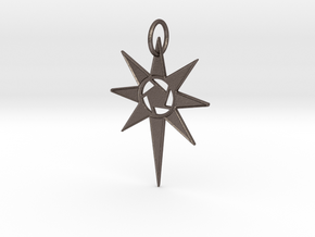 Thareon 'The North Star' in Polished Bronzed Silver Steel
