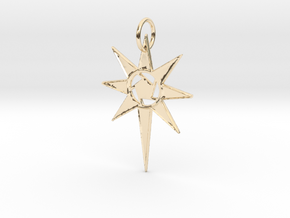 Thareon 'The North Star' in 14k Gold Plated Brass
