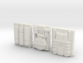 Titan Master Techpacks in White Natural Versatile Plastic
