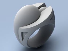 Sanctuary - Size 12 (21.49 mm) in Polished Silver