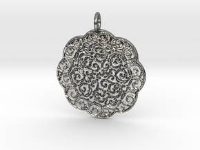 Classic1 Pendant in Polished Silver