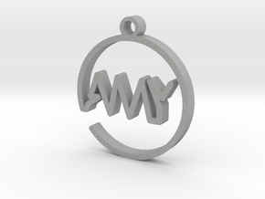 AMY First Name Pendant in Aluminum