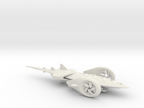 SolarJet flying car - Concept Design Quest in White Natural Versatile Plastic