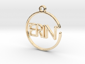 ERIN First Name Pendant in 14K Yellow Gold