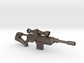 Plasmoid Sniper Rifle in Polished Bronzed Silver Steel