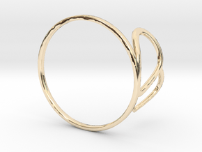 M "م" in 14K Yellow Gold