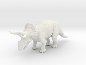 Nasutoceratops middle size (color) in White Natural Versatile Plastic