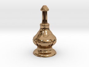 Marash (Rose Water Holder) in Polished Brass