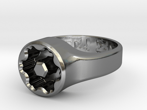 US11 Ring XVIII: Tritium in Polished Silver