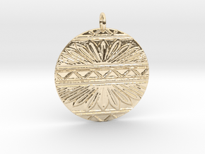 Mary Pendant in 14K Yellow Gold