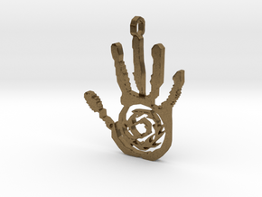 [The 100] Azgeda Symbol Pendant in Natural Bronze