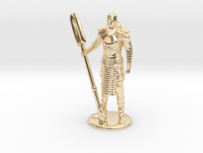 Jaffa Standing Guard -20 mm in 14k Gold Plated Brass