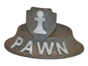 Chess Traders™ - Pawn in White Natural Versatile Plastic