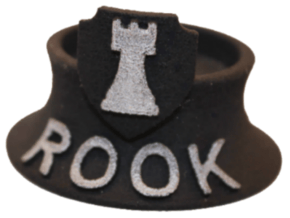 Chess Traders™ - Rook in Black Natural Versatile Plastic