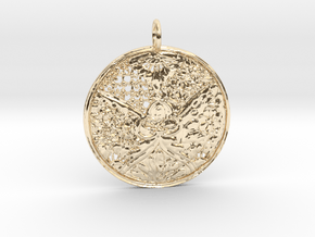Alicia Antoinette Pendant in 14k Gold Plated Brass