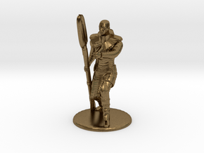 Jaffa Guard Firing his Zat - 20mm tall in Natural Bronze