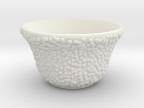 DRAW tea bowl - lumpy bumpies in White Natural Versatile Plastic