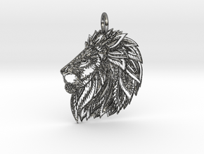 LEO Majesty Pendant in Polished Silver