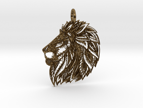 LEO Majesty Pendant in Polished Bronze