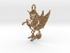 Chimera1a Pendant in Polished Brass