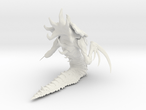 1/12 Hydralisk Monster for Diorama Scale Modeling in White Natural Versatile Plastic