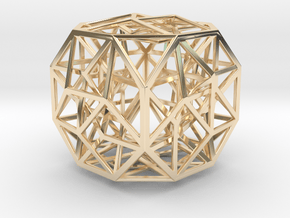 The Cosmic Cube 2.7" in 14K Yellow Gold