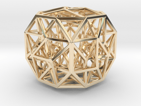 The Cosmic Cube 1.6" in 14K Yellow Gold