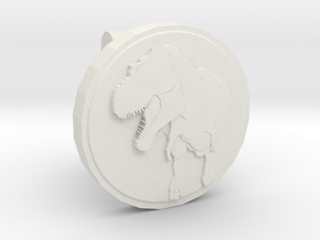 T-rex Cufflink in White Natural Versatile Plastic